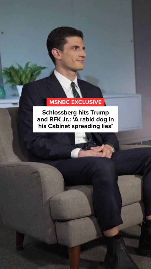 Jack Schlossberg, grandson of JFK, joins @theweekendmsnbc’s @jaxalemany to discuss his run for Congress — and doesn’t hold back when asked about former President Trump and RFK Jr.’s role in his administration.