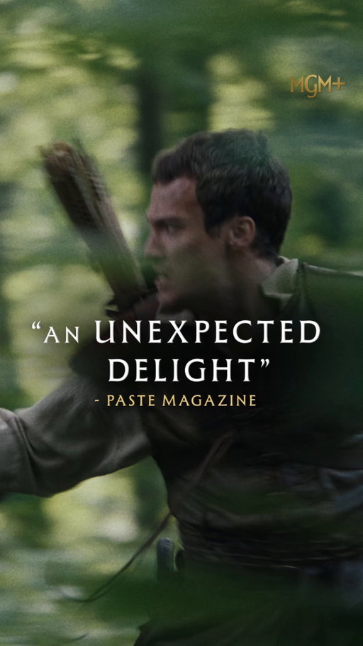 The Reviews are in 👑 See why #RobinHood is called the next big hit and stream now on #MGMplus.