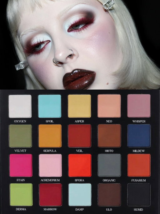 The look vs the palette °˖➴ 

Fall tones using shades: Oxygen, Damp, Ulo, Histo, & Marrow from the amazing Rotten palette from @meicrosoft’s @blendbunnycosmetics collab 🗝️ + the Blue Tears lip glaze .𖥔 ݁ ˖

Other products used:
@aboutfacebeauty The Performer Foundation “F0Cool”
@kaleidosmakeup Blush “Pale Rose” + “Pearl Bliss”
@danessa_myricks Lightwork V1 Freedom Palette “Dance” for highlight 
@wonderskin Liner “Brown Sugar” for lips 
@aboutfacebeauty Cherry Pick Lip Butter “Date Me”
@urbandecaycosmetics Liner “Alkaline”
@ionicosmetics_ Moon Magic Lashes “Red Wispy”
#fallmakeup #matteshadows