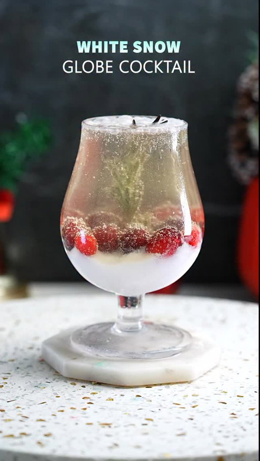 ✨ Comment “BOOK” and get 50% OFF my first exclusive 246 Cocktail Recipe Book! 📚🍸

Grab your copy before the promotion ends! ⏳🔥 
White Snow Globe Cocktail was so much fun to make! 🎉✨❄️ It makes your champagne very festive and beautiful, super easy to make and perfect for enhancing the night’s beauty. ✨💖🎄

Don’t forget to send me pictures if you ever make it! 📸🍹🎁 Let me know in the comments below what you think about it! 👇💬🌟

Recipe:
🥥 1 oz cream of coconut
💧 1 oz water

🍒 1 cup cranberries
🌿 1 stalk rosemary
✨ 1 pinch Diamond White edible glitter @fancysprinkles 
🥂 Topped with champagne

Give it a try and enjoy the sparkling vibes! ✨🍾❄️ Cheers to beautiful nights! 🌙✨🎉

#ChristmasCocktail #HolidayCheers #ChristmasSpirit #CocktailTime #Mixology #CheersToTheHolidays #FestiveDrinks #DrinkUp #HolidayRecipes #MerryMartini #ChristmasDelights #cocktail #bar #bartender #bartenderlife #cocktailsrecipe