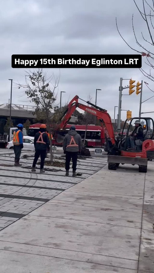 Happy 15th Birthday Day Eglinton LRT #toronto #torontotransit #torontotransitcommission #torontolife #toronto_insta #eglinton #eglintonlrt #downtowntoronto