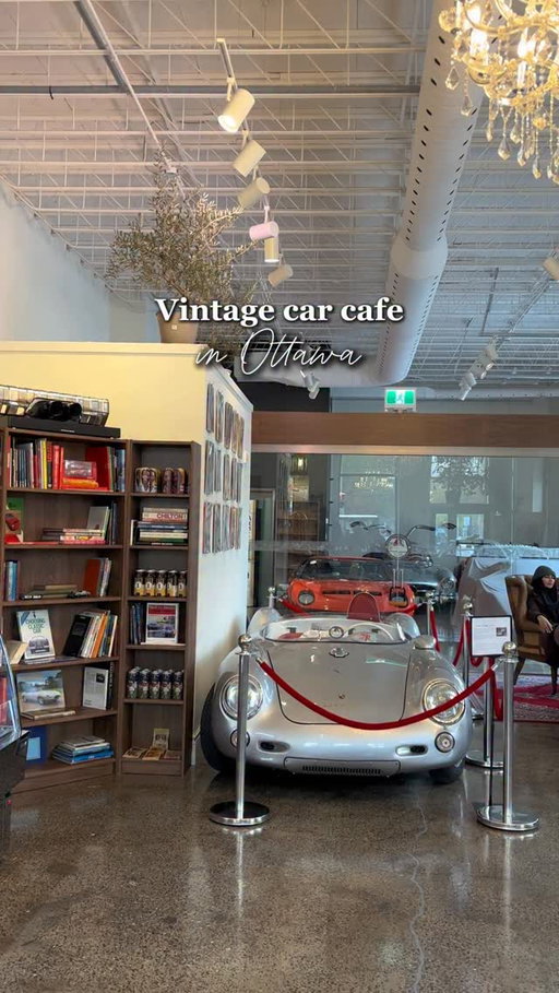 Vintage cars & great coffee ☕️🚘🤍 This cafe just opened in Ottawa and you need to visit it! 

📍 @sofia_vintage_motor_cafe_ 

#ottawacafe #ottawacoffee #ottawa #carcafe