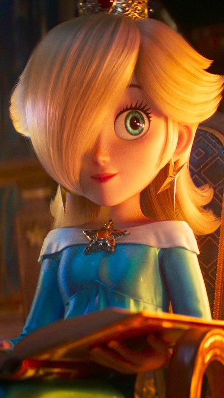 Brie Larson voices Rosalina. The Super Mario Galaxy Movie is only in theaters April 2026.