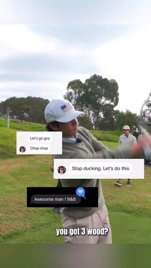Probably the worst opening tee shot ever 😳 new “All Talk” out now!
