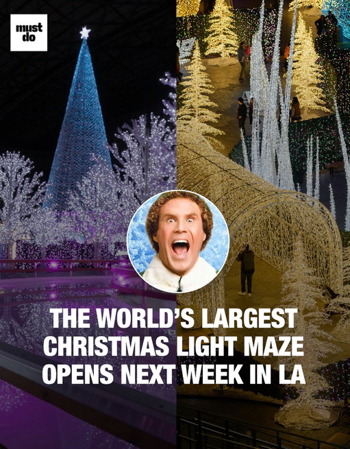 Get ready to walk through a real-life Christmas fantasy. 🎄✨

Enchant Los Angeles lands at Santa Anita Park starting Nov 21, bringing millions of twinkling lights, a giant holiday maze, a real ice-skating trail, snow slides, and plenty of festive bites and drinks.

Running through Dec 28, it’s one of SoCal’s biggest and brightest holiday experiences, perfect for date nights, family outings, or anyone chasing that winter magic.

Follow @mustdolosangeles for more can’t-miss holiday events across the city.

Media via @enchantlosangeles

#mustdolosangeles #lachristmas