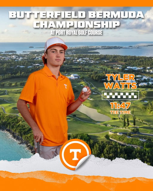 Our newest signee Tyler Watts is teeing it up tomorrow on the PGA Tour at the Butterfield Bermuda Championship. Big things ahead! 💪

Tee Time: 11:47 a.m. ET

Keep up with him on @golfchannel 

#GBO🍊⛳️