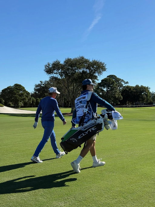 In this picture are 97 professional wins and a couple of YouTube victories every now and then. Can’t tell ya how cool it is to carry the bag for one of the greatest golfers to ever play and an even better person. Thank you for having me out @annikas59 and I’m excited to get out there and watch the tournament this week. Gonna be a great time. Much Love!