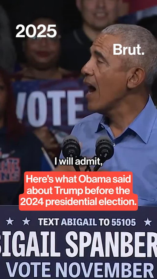 During his viral speech in Virginia on November 1, Former President Barack Obama noted that, while the actions of the Trump administration are worse than he expected, he did warn the American people about what Trump was going to do before he took office. ⁣
⁣
Here's what Obama said about Trump before the 2024 presidential election. ⁣
⁣
#Obama #Trump #BarackObama #2024Election #TrumpAdministration
