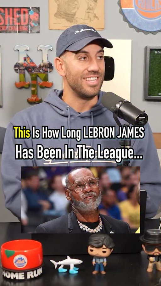 THIS IS HOW LONG LEBRON JAMES HAS BEEN IN THE NBA! #reels #nba #basketball #lebronjames #goat