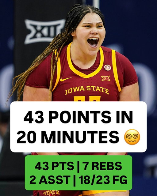 Damn the girls are HOOPIN hoopin tonight 🔥 @audicrooks55 @cyclonewbb