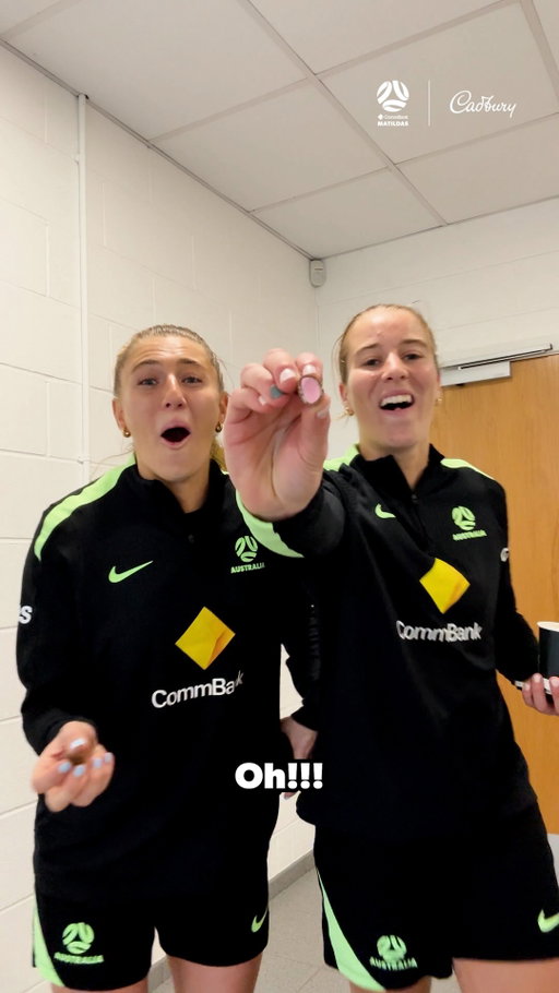Actually got slapped in the face with a tortilla! 😂🫓

Couldn’t resist the @cadburyaust Clinkers Challenge 🍫

#Matildas