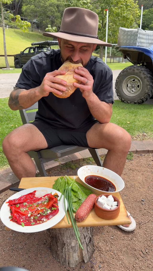 Smoko on the farm (wog platter)