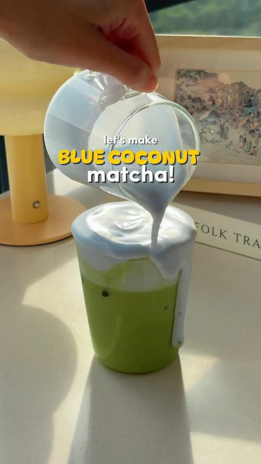Blue coconut matcha, made the natural way 💙

We steeped fresh blue pea flowers from the garden to get that gorgeous hue (no artificial colors here!), then whipped it into a creamy coconut foam to top our matcha.

A little floral, a little earthy, and totally refreshing ✨

#betterwithmatcha #naoki #naokimatcha #finejapanesematcha #authenticjapanesematcha #naokimatchacafe #matchalover #greentea #matchalove #matchatea #matchagreentea #matchaholic #matchapowder #matchalovers #organicmatcha #greentealover #matchamood #japanesematcha #matchaaddict #matchaeverything #ilovematcha #matchavibes #matchatime #tealover #teatime