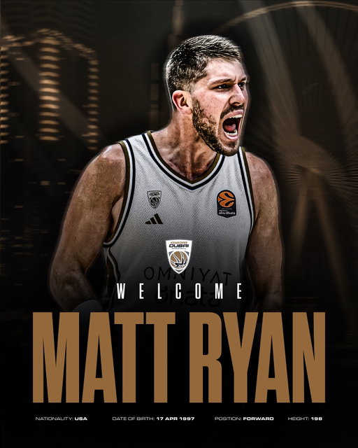 Welcome to Dubai, Matt. 🤎🤍🖤
