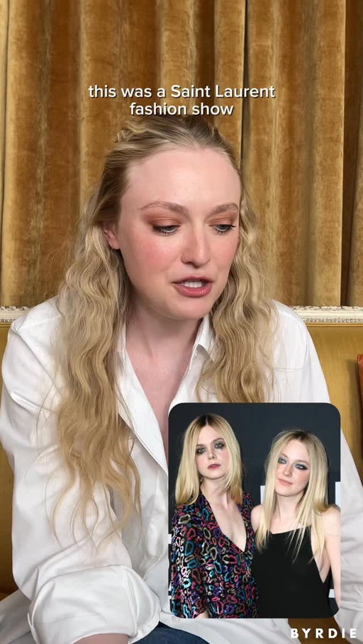 #DakotaFanning and #ElleFanning may be one of the biggest sibling duos in Hollywood, but they are sisters after all—and fighting over who gets to wear the glitter is so real. Don’t worry, @dakotafanning, eldest daughters everywhere can relate. 🥲

#allherfault #uptowngirl #y2k #saintlaurent #eldestdaughter