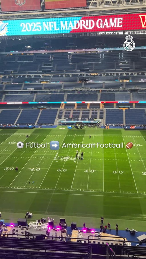 ⚽️🔜🏈 
📍@Bernabeu