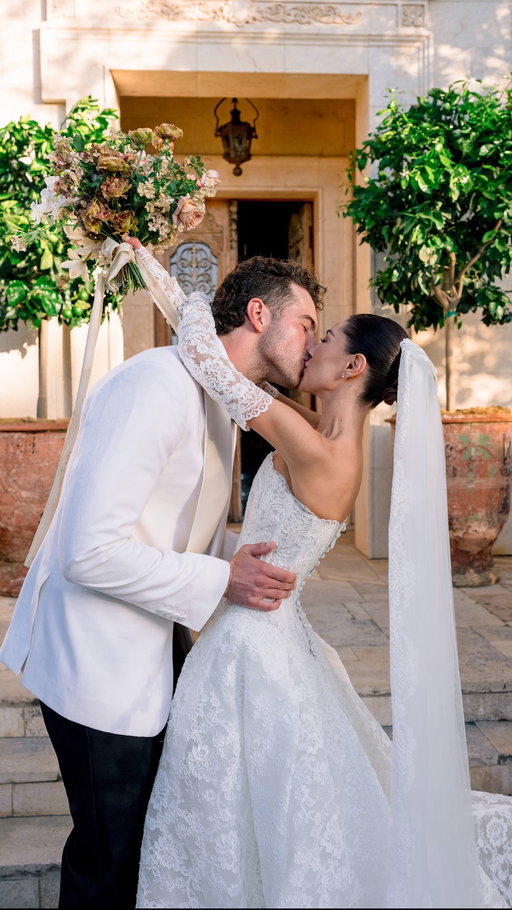 10.04.2025! Married my best friend. Here’s our official wedding film 🤍 We are on cloud nine and pinching ourselves after the most magical weekend of our lives surrounded by our family and best friends. A celebration we will cherish forever. 

Videography: @cordes_studio 

Design + Planning @hautefetes | Photography @josevilla | Venue @calaviespa | Florals @sirenfloralco | Band @elanartists | Furnishings and Linens
Content: @followthebride_ 
@theonicollection | Tabletop @casadeperrin | Lighting and Production @bellavistadesigns |
Dancefloor @trejodancefloors | Invitations @alexapulitzer | Day of Paper @mintedweddings |
Makeup @lancomeofficial @melissa.hernandez | Hair @kathleen_hair | Bridesmaids’ Hair
@triplowbeauty | Catering @farmhousecateringca | Cake @heytherecupcake_ | Specialty Candles @candlelabrentals | Getaway Car @banyanmotors | Wedding dress @galialahav | After Party dress Vintage @alexandermcqueen | Groom’s attire @arturocastaneda_ | Bridesmaids’ dresses @the______bar | Rehearsal dinner dress Vintage @albertaferretti | Jewelry @tacoriofficial |