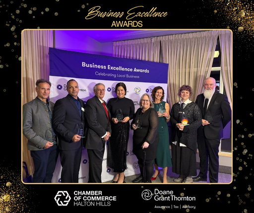 What a night!
Tonight we celebrated our finalists and this year’s award recipients — such an amazing group of businesses and community leaders.
Thank you to everyone who joined us and cheered them on.

A big thank-you to our sponsors who help make this night possible.
Your support means so much to our Chamber and to our business community.

More photos are coming soon…
And yes, we’re already counting down to next year! 🎉

#HaltonHills #HaltonHillsChamber #BusinessExcellenceAwards #ShopTheHills #LocalBusinessLove #HaltonHillsEvents #ChamberCommunity #BusinessCelebration #SupportLocalBusiness #CommunitySpotlight