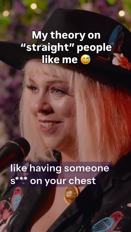 It’s the only logical explanation 😇 GAY featuring @kittyandtherooster and @parlour.panther now streaming everywhere and as part of my comedy special courtesy of @comedyhereoften #taboo #breeders #kink #lgbt