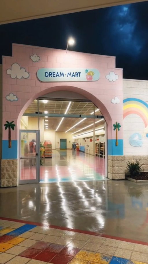 DREAM-MART — open 25 hours.🌅🛒
.
.
.
.
.
.
.
.
.

#dreamcore #liminalspace #analoghorror #weirdcore #nostalgiacore #surrealism #uncanny #dreamscape #vaporwaveaesthetic #retrocore #backrooms #surreallandscape #digitaldreams #aestheticworlds #emptyplaces #aiartcommunity #cinematicvibes #dazecore #dreamsequence
#aiart