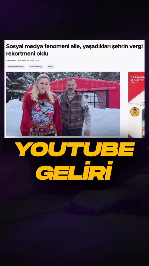 YouTube’dan çok fazla para kazanmak için ne yapılmalı? (@mukellefco reklam)

Atik ailesi gibi YouTube’dan vergi rekortmeni olmak isteyenlere kendi kanalımın CPM’lerini ve ülke farklarını göstermek istedim. Videoda bahsettiğim gibi Mükellef ile şirket kurup vergilerinizi profesyonel bir şekilde yönetmek isterseniz aşağıdaki linki kullanabilirsiniz. 1–30 Kasım tarihleri arasında Türkiye, Amerika ve İngiltere paketlerinde geçerli %25 indirim fırsatından yararlanmak için link üzerinden Mükellef’e üye olun!

app.mukellef.co/?partner=onurnaciozturkler