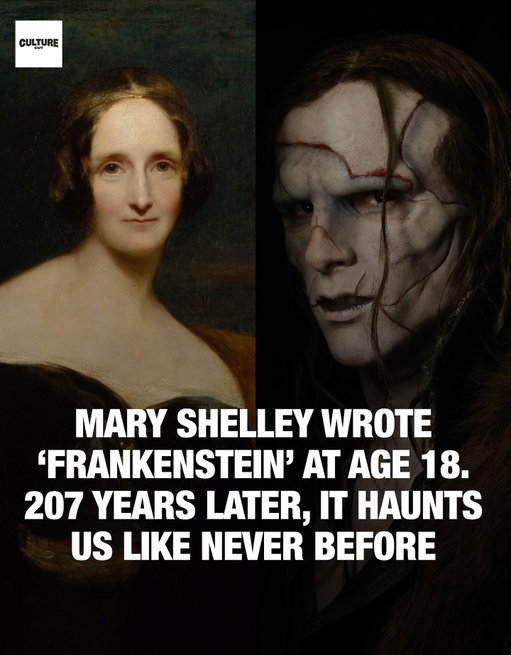 Mary Shelley was 18 when she wrote Frankenstein; or, The Modern Prometheus, a story shaped by grief, isolation, and ambition.

By 24, she had buried three children and her husband. She kept his heart wrapped in silk for the rest of her life and never remarried.

Now, over 200 years later, her Creature is returning to the screen in Guillermo del Toro’s latest adaptation.

The story still asks the same questions: What does it mean to create? And what happens when we fail to care for what we bring into the world?

Follow @culturecutwomen for exclusive original content, giveaways, and more of the good stuff you just saw.

Media via Shutterstock/Wikimedia/Netflix

#culturecutwomen #frankenstein #maryshelley #womenauthors #womenofhistory