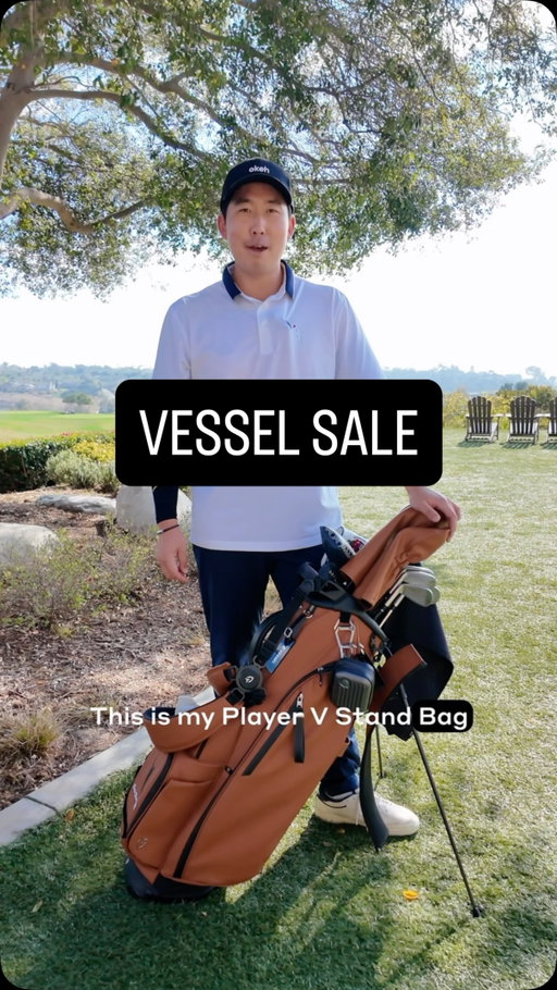 It’s a good day for all of you. VESSEL’s Black Friday Event is happening now! 20% OFF my favorite golf bag.
Treat yourself if you are QOOK’d