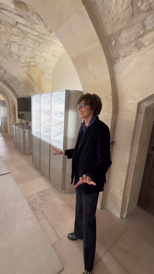 iCON @inesdelafressangeofficial gives me a tour of the very safe @rogervivier archive 
Partenariat rémunéré
