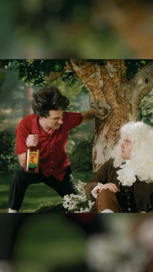 As Isaac Newton probably once said, "all great ideas start with an apple fastball'ed to the head." Fireball Blazin Apple, available nationwide.

#ad21+ #fireballpartner