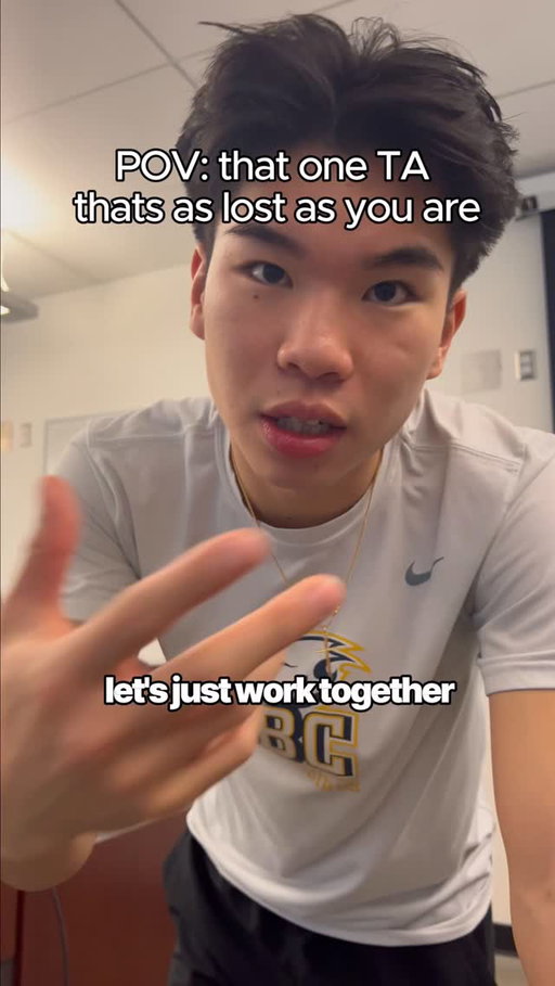 whos the best TA you’ve had? shoutout cpsc 203 TA for giving me the answers lmao

#relatable #TA #uni #university #college #pov #school #class #bro #reels #student #cs #business #arts #teacherassistant #prof