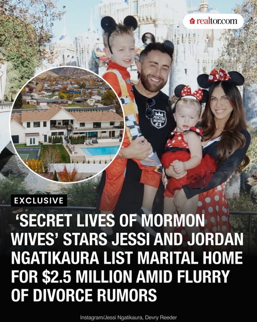 "The Secret Lives of Mormon Wives” stars Jessi and Jordan Ngatikaura have put their marital home in Utah up for sale for $2.5 million—amid furious speculation that they are headed for divorce.

Jessi, 33, and Jordan, 31, who wed in 2020, have lived in the six-bedroom, five-bathroom, 6,979-square-foot domain in Pleasant Grove, UT, “for 16 months."

Listed with: @kennysperry / @presidiorealestate