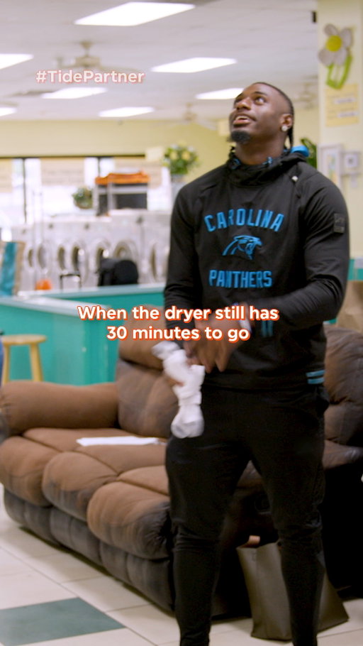 #TidePartner | Dryer said 30 minutes ⏱️ @markingramll said “bet.”