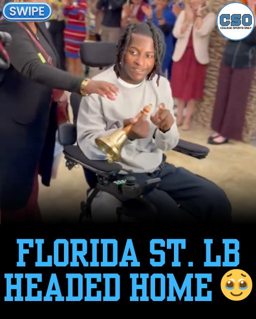 After being shot in the back of the head on Aug. 31 in a case of mistaken identity, Florida State freshman LB Ethan Pritchard is finally headed home today after finishing rehab.

Pritchard was shot just hours after FSU’s season-opening win over Alabama, his 1st college game. 🙏 

#collegefootball #cfb