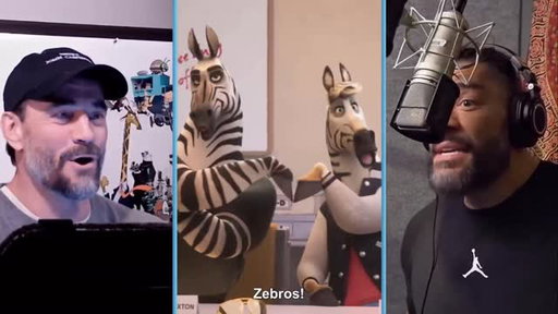 Roman Reigns and CM Punk voicing their characters for Zootopia 2. They are playing Zebra buddy cops know as the “Zebros”.

#romanreigns #cmpunk #zootopia #zootopia2 #disney #zebra #cops #animals #wwe #prowrestling #wrestling #sports #entertainment