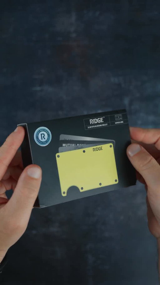 Our brightest color is back. The Hyper Lime collection features Ridge Wallet 2.0, Power Banks, and more—dynamic yellow, made for gifting.