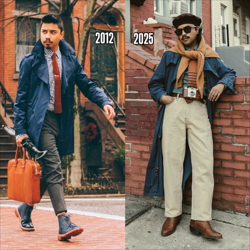 2012 vs 2025 ( 12 Looks ) : THINGS CHANGE BUT THE CORE REMAINS THE SAME. I’m sharing another throwback style evolution. The difference between my 20s and my 30s. What’s your favorite?

#tbt #throwbackthursday #menswear