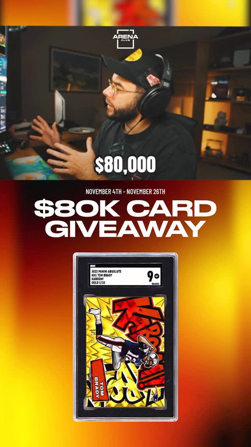 Head over to @arenaclub and follow them for a chance at winning an $80,000 Tom Brady card, and use code NADESHOT for 20% off your first purchase! #ad