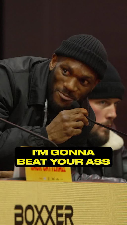 “I’m gonna beat your a**, and then I’m going to beat @realdevinhaney’s a**!” 😤

@adam.azim1 and @channel2scoob went OFF! 🤐

#EubankBenn2 | Nov 15th | DAZN | Tottenham Hotspur Stadium