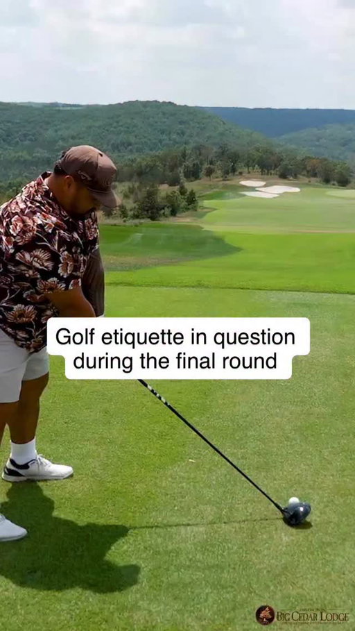 We already have golf etiquette in question and we’re only on the first tee of the final round @dunkin 

Watch the @internetinvite finale LIVE now with link in bio