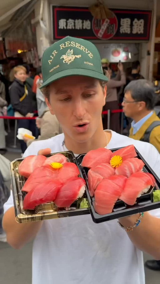 Trying all the best food at the world famous Tsukiji Fish Market in Tokyo Japan! 

Full tour live now on our YouTube, link in bio!

#japan #tokyo #sushi #fishmarket #tsukijifishmarket