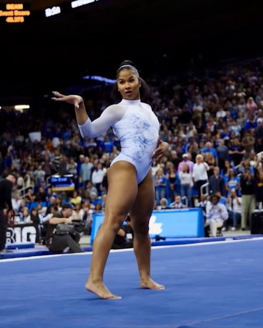 @jordanchiles making it to #Prince night on #DWTS was meant to be! 💜 This perfect 🔟 on her Prince floor routine last season completed an epic comeback by the Bruins to beat Michigan State. Good luck in the semifinals, Jo! 

Vote on Tuesday night at dwtsvote.abc.com and text JORDAN to 21523 10 times at 5pm PT.