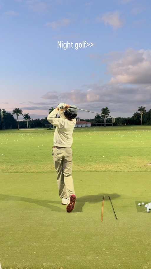 Solid week of work. Excited to play @hurricanejrgolf tourney this wknd.
#golfswing #golfreels #fyp #practice #golftraining #night #tournament