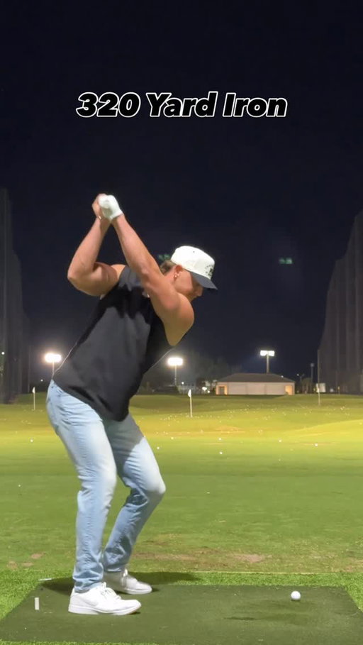 This is what a 320 Yard two iron looks like:

#greatestathletesintheworld 
#golfmeme #sportsmeme #tigerwoods #topgolf #golf #golfing #golferslife #golflife 
#golfinstruction #golflesson  #fitness
#instagolf #golfswing #golfclub #fitness#longdrive #speed #sports #athlete
#golfpro #golfchannel #golfaddict #golfcoach #golfisfun  #golfhumor #worldlongdrive