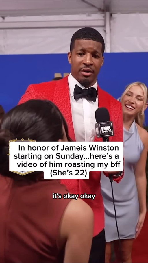 One of my favorite videos😂😂 @aaliyahliaci @jaboowins #giants #jameiswinston #nflhonors #nfl #funny #roast #nygiants