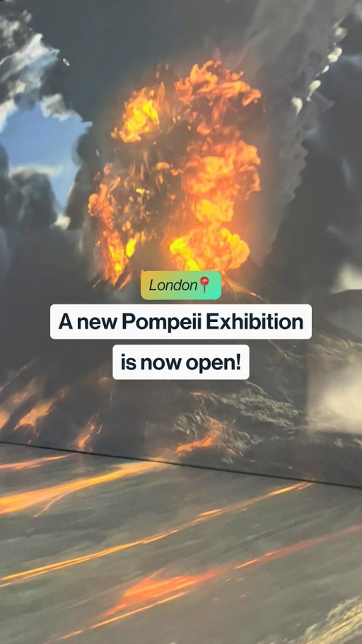 [LINK IN BIO] London’s first ever immersive Pompeii exhibition is now open 🤩

Travel back 2,000 years with VR and cutting-edge immersive tech, see rare artefacts and witness the eruption of Vesuvius 🌋

⏳ Duration: 1 hour and 30 minutes
📍 Immerse LDN, Excel London Waterfront
