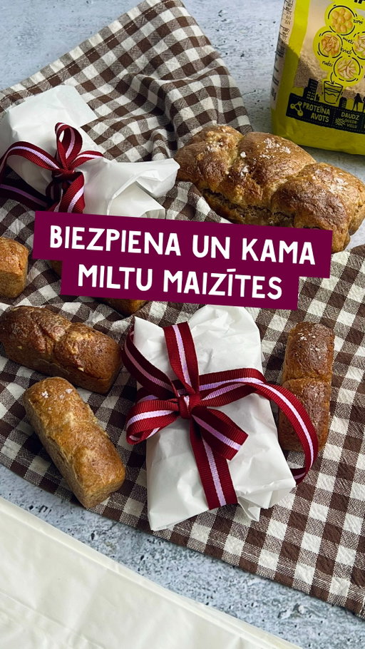 🥖 Gards un veselīgs papildinājums svētku galdam! ✨ Siltās, mīkstās KAMA un biezpiena maizītes ir pilnas ar vērtīgām šķiedrvielām un olbaltumvielām, kā arī tās pagatavot ir pavisam vienkārši! Garšos gan ar sviestu, gan medu! 🍯 Un ko Tu liksi uz svētku galda?
