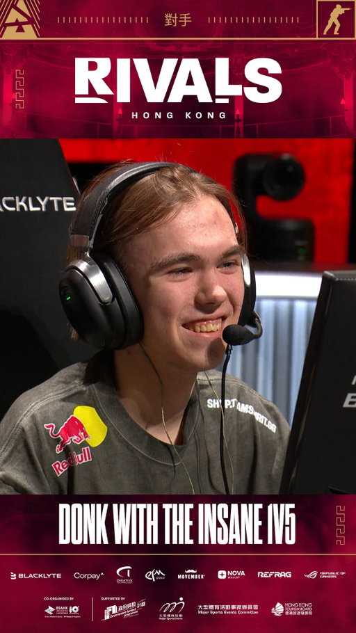 ABSOLUTELY INSANE DONK 1V5 🤯🤯🤯

What are @team__spirit feeding this guy?! 😱

#BLASTPremier #Esports #BLAST #HONGKONGRivals #CS2 #電競 #香港電競 #MMarkEvents #M品牌活動 #大型體育活動 #大型體育活動事務委員會 #MajorSportsEvents #體壇盛事由你開始