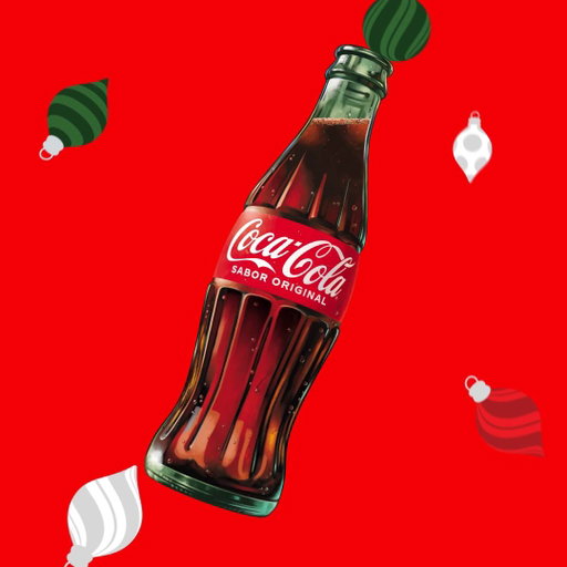 El espíritu navideño empieza con una  Coca-Cola bien fría. 🥂✨Toma Coca-Cola. Vive el espíritu navideño.