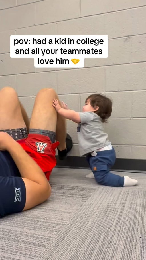 baby G already learning to throw the ball 👀 
#babyG #arizonabaseball