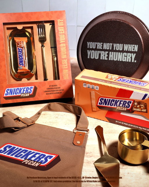 SWEEPSTAKES CLOSED

Hosting Thanksgiving is no small feat, especially when you're hungry. Between juggling grocery lists, hunting down cooking tools, and realizing that the turkey's still frozen, it's easy for things to slip through the cracks. 

That's where we come in — to help you stay fueled and focused, so you're never too hungry to handle the holiday hustle.

One lucky winner will receive a carton of SNICKERS Pecan, an apron, pie pan, measuring cups, pie server, and a @Walmart gift card. Plus, five runner-ups will each win a SNICKERS Pecan Flatware Set.

Enter for your chance to win by commenting
#SNICKERSHostingSweepstakes below!

No Purchase Necessary. Open to legal residents of the 50 US (+D.C.). 18+ to enter. Begins 11/14/25 at 12:00AM EST, Ends 11/16/25 at 11:59PM EST. Void where prohibited. See link in bio for Official Rules and complete details.